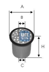 CROSLAND FILTERS 4015 Паливний фільтр