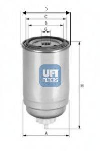 CROSLAND FILTERS 5062 Паливний фільтр