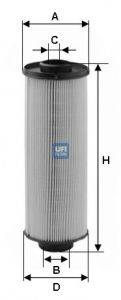 CROSLAND FILTERS 5101 Паливний фільтр