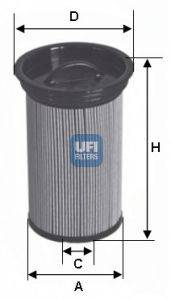 CROSLAND FILTERS 4016 Паливний фільтр