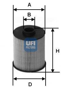 CROSLAND FILTERS 4025 Паливний фільтр