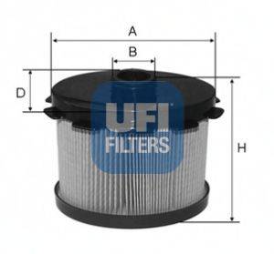 CROSLAND FILTERS 4022 Паливний фільтр