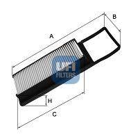 CROSLAND FILTERS 8387 Повітряний фільтр
