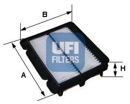 CROSLAND FILTERS 8572 Повітряний фільтр