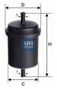 CROSLAND FILTERS 6719 Паливний фільтр
