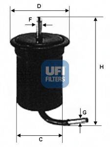CROSLAND FILTERS 6822 Паливний фільтр