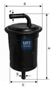 CROSLAND FILTERS 6820 Паливний фільтр