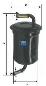 CROSLAND FILTERS 6697 Паливний фільтр