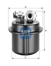 CROSLAND FILTERS 6720 Паливний фільтр