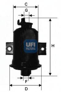 CROSLAND FILTERS 6816 Паливний фільтр