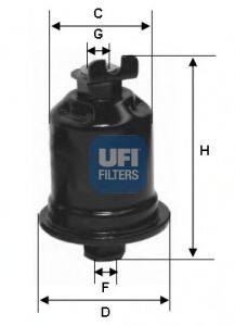 CROSLAND FILTERS 6840 Паливний фільтр