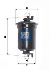 BOSCH 71589 Паливний фільтр