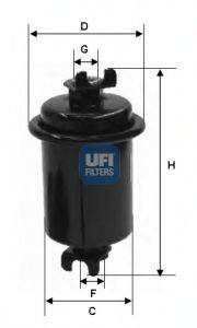 CROSLAND FILTERS 6827 Паливний фільтр