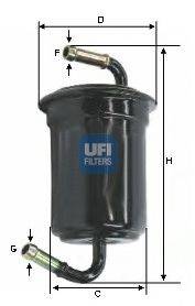 CROSLAND FILTERS 6722 Паливний фільтр