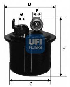 CROSLAND FILTERS 6830 Паливний фільтр