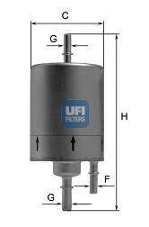 CROSLAND FILTERS 6852 Паливний фільтр
