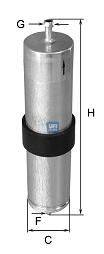 CROSLAND FILTERS 5337 Паливний фільтр