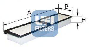 CROSLAND FILTERS E510 Фільтр, повітря у внутрішньому просторі