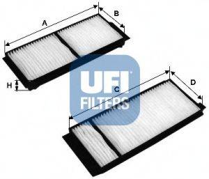 CROSLAND FILTERS E456-2 Фільтр, повітря у внутрішньому просторі