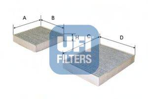 CROSLAND FILTERS EC461-2 Фільтр, повітря у внутрішньому просторі
