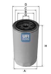 UFI 8004400 Гідрофільтр, кермо