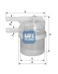CROSLAND FILTERS 6672 Паливний фільтр