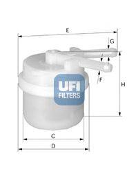 CROSLAND FILTERS 6671 Паливний фільтр