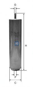 CROSLAND FILTERS 5125 Паливний фільтр