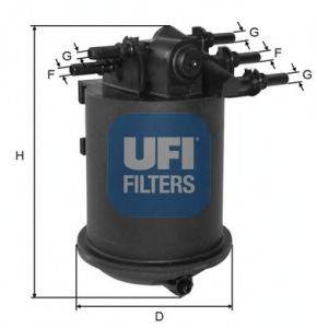 CROSLAND FILTERS 5069 Паливний фільтр