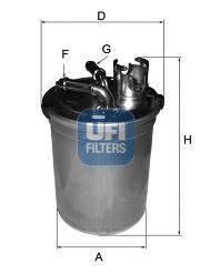 CROSLAND FILTERS 5135 Паливний фільтр