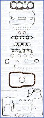 TOYOTA 0411174030 Комплект прокладок, двигун
