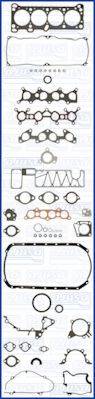 MAZDA 8AB6-10-271 Комплект прокладок, головка циліндра