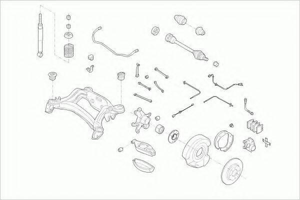 BOGE MERCE190RB001 Рульове управління; Підвіска колеса