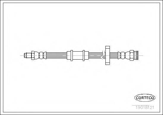 PIRELLI 14920 Гальмівний шланг