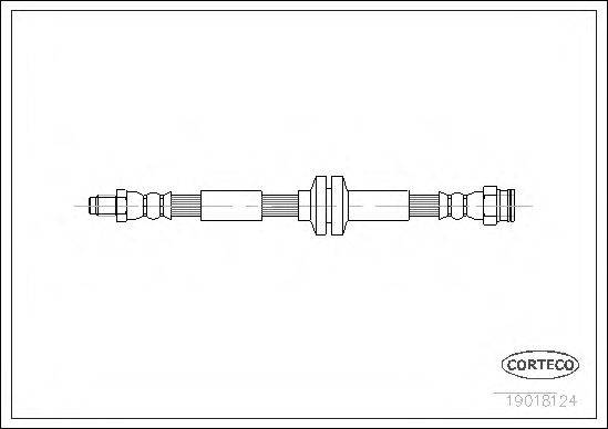 PIRELLI 4993 Гальмівний шланг