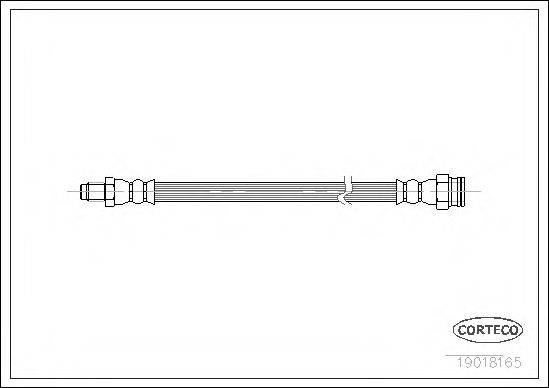 PIRELLI 12521 Гальмівний шланг