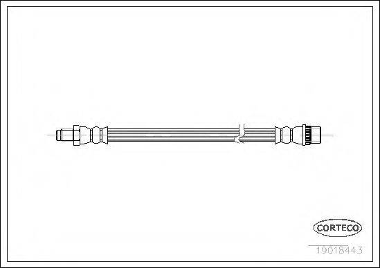 PIRELLI 13678 Гальмівний шланг