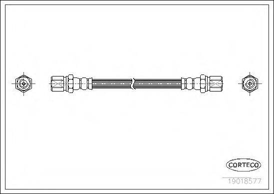 PIRELLI 4972 Гальмівний шланг