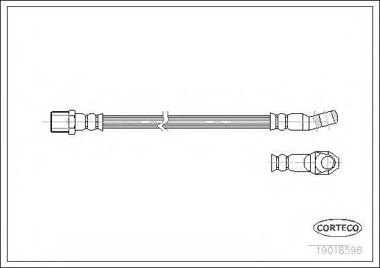 PIRELLI 5016 Гальмівний шланг