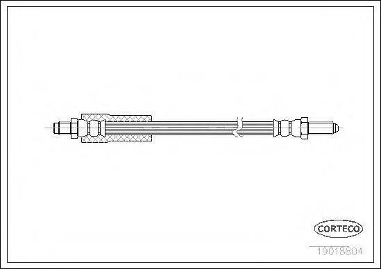 PIRELLI 12735 Гальмівний шланг
