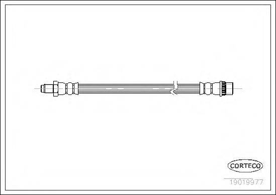 PIRELLI 13685 Гальмівний шланг