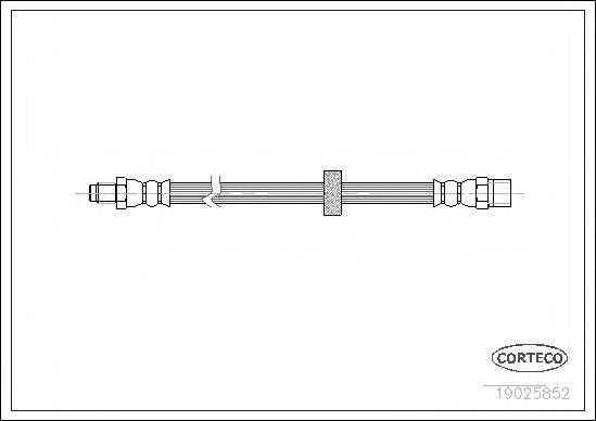 PIRELLI 14978 Гальмівний шланг