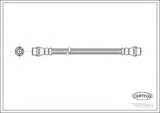PIRELLI 30221 Гальмівний шланг