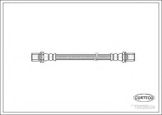 PIRELLI 14789 Гальмівний шланг