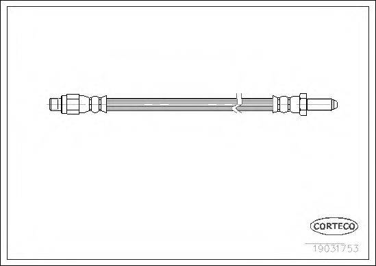PIRELLI 4958 Гальмівний шланг