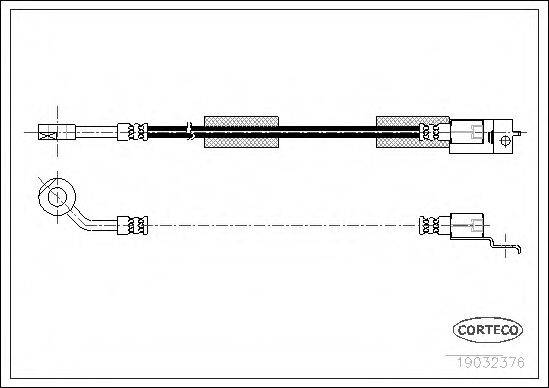 LUCAS ELECTRICAL PHD401 Гальмівний шланг