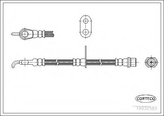 PEX 50112 Гальмівний шланг