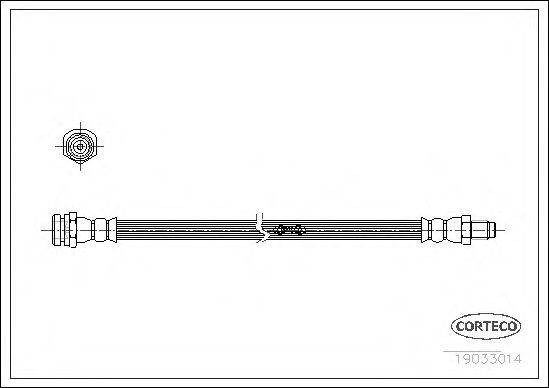 ROULUNDS RUBBER 73603 Гальмівний шланг
