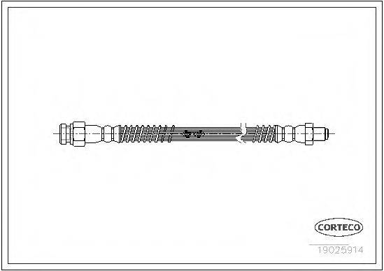 PIRELLI 14521 Гальмівний шланг
