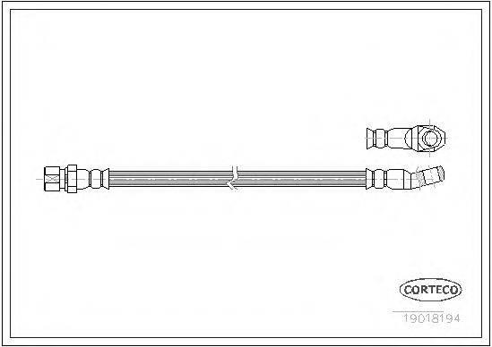 PIRELLI 5077 Гальмівний шланг